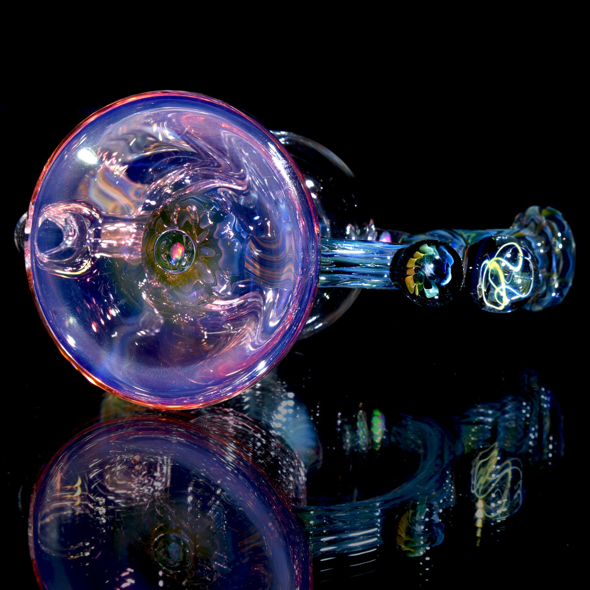 Fully-Fumed 2-Tone Implosion Orb Recycler - 10mm Female
