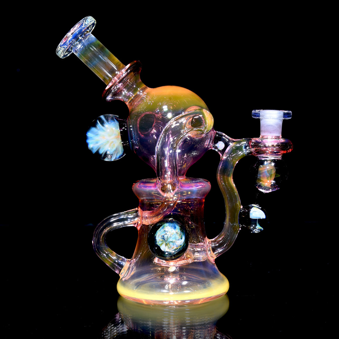 Fully-fumed Double-Uptake Klein Orbcycler  - 10mm Female