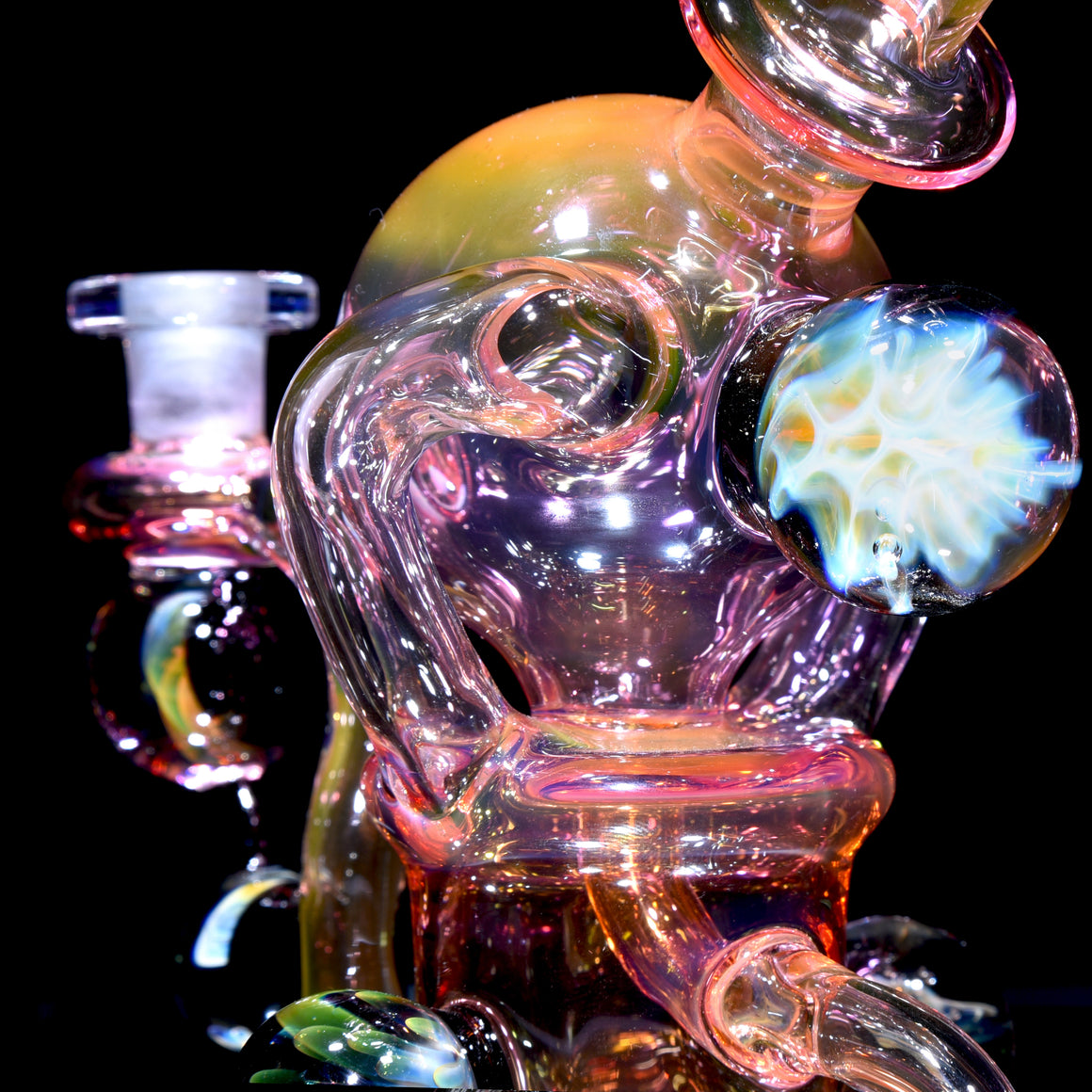 Fully-fumed Double-Uptake Klein Orbcycler  - 10mm Female