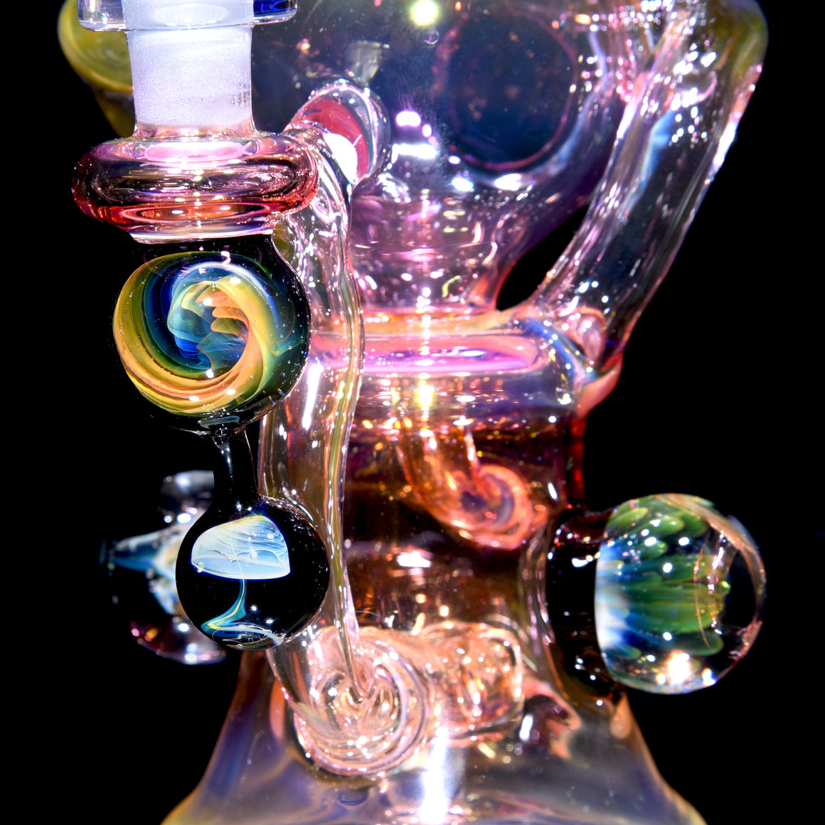 Fully-fumed Double-Uptake Klein Orbcycler  - 10mm Female