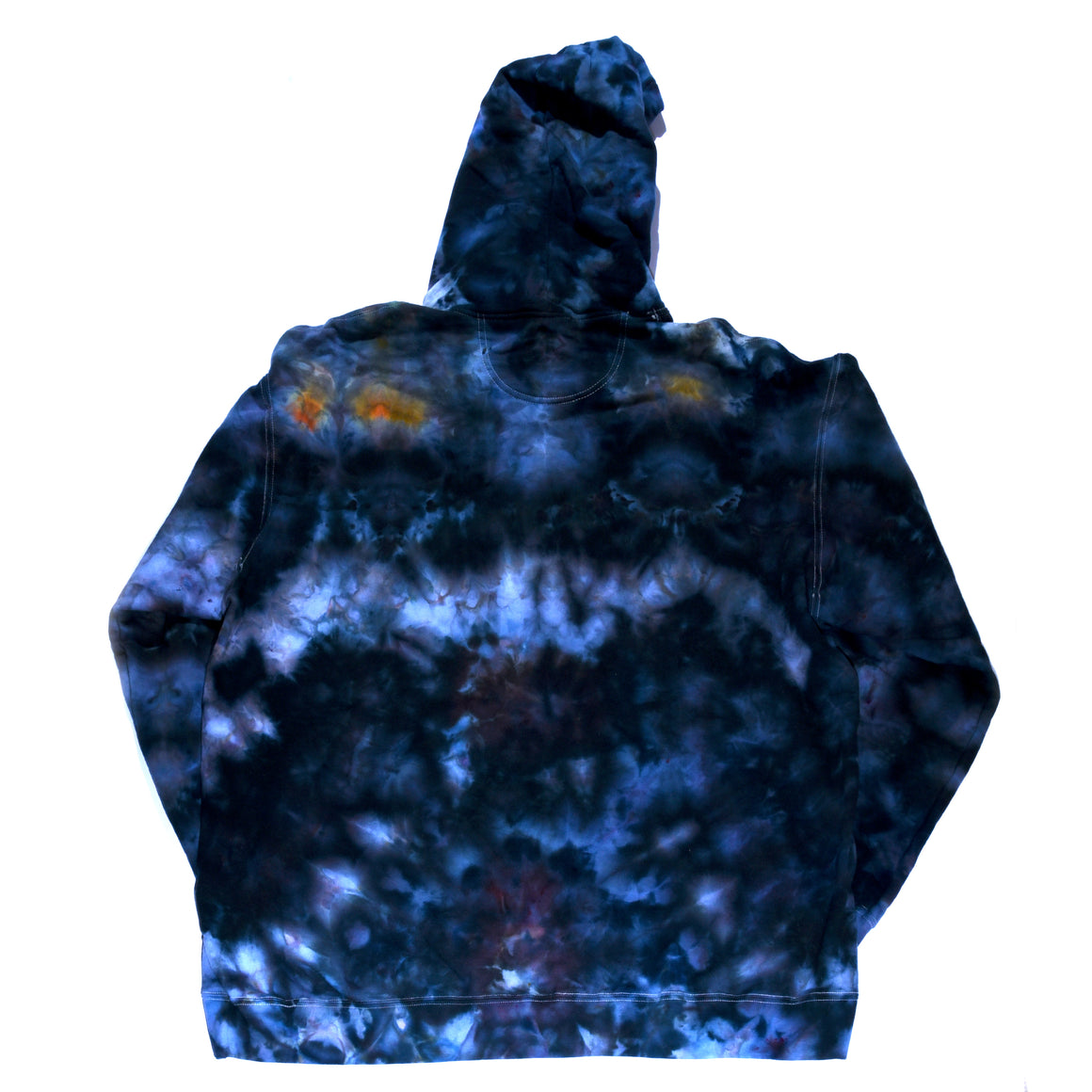 XXL Tie Dye Sweatshirt - Charcoal w/ Psychedelic Flower