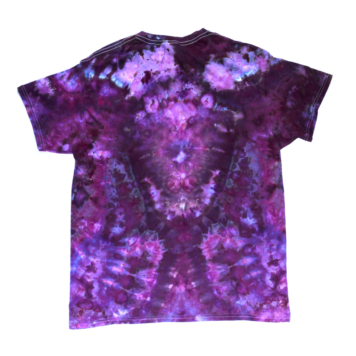 Large Tie Dye T-Shirt - Purple w/ Rainbow Mandala