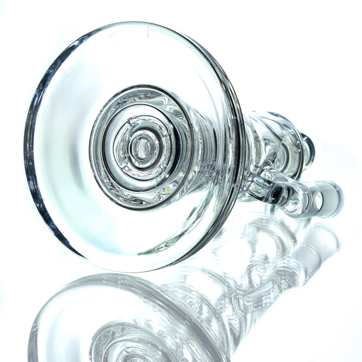 Double Disc Circ Rig w/ Waterwheel Splashguard - Clear - 14mm Female