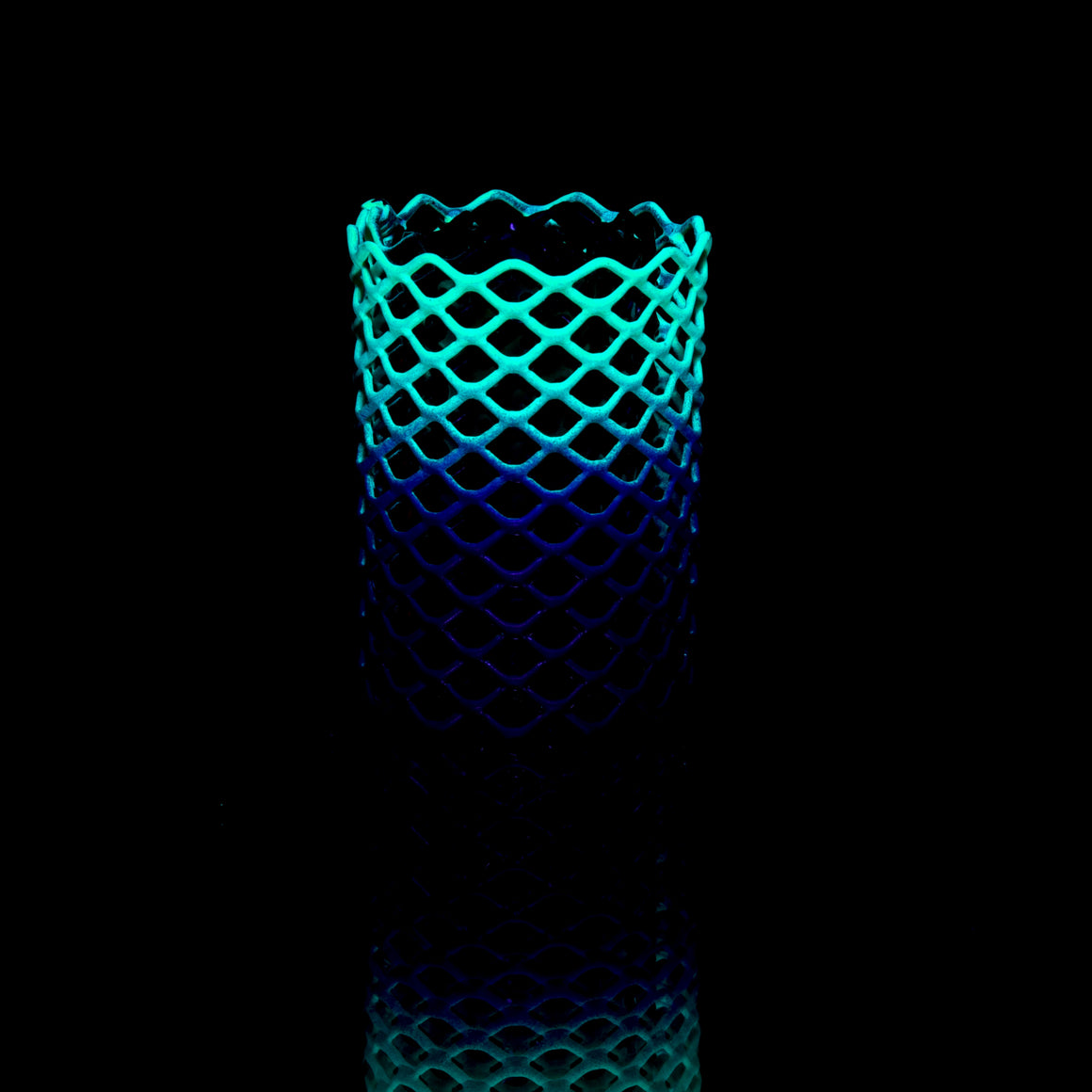 Mamba Guardz - Custom Nozzle Heat Shield for Blazer Big Shot & Vector Nitro - UV Green/Metallic Purple