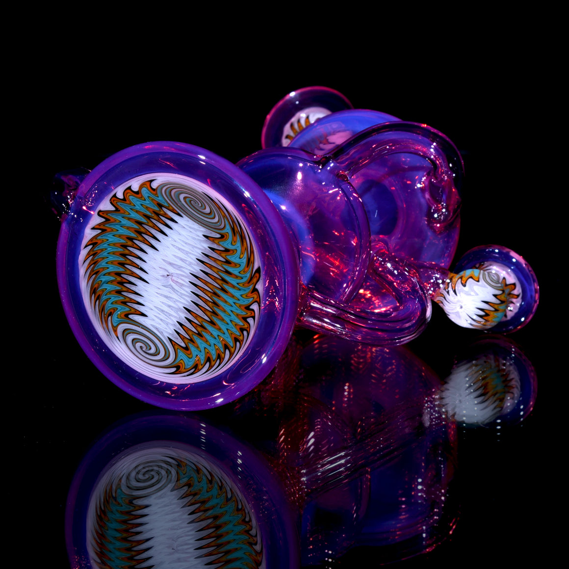 Worked Full-size Two & Through Double-uptake Floating Recycler - Karmaline - 10mm Female