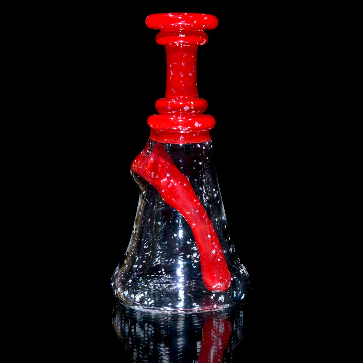 Fully-Crushed Opal Jammer - Red Crayon - 10mm Female