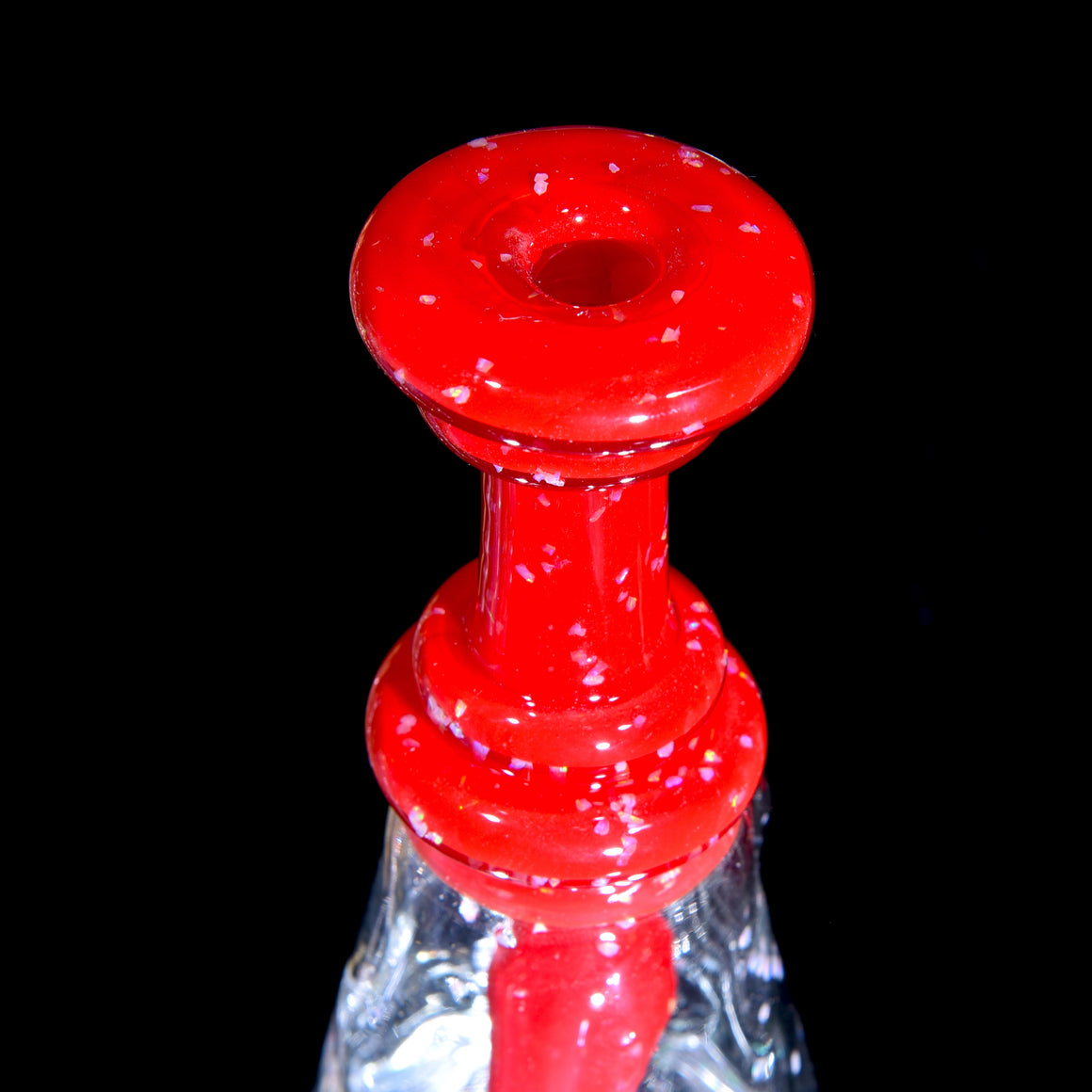Fully-Crushed Opal Jammer - Red Crayon - 10mm Female