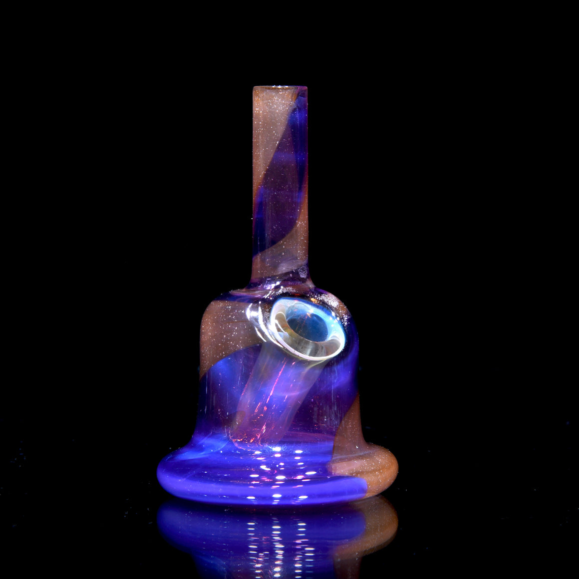 Worked Montage Mini Bell Jammer - Purple Rain/Peach - 10mm Female