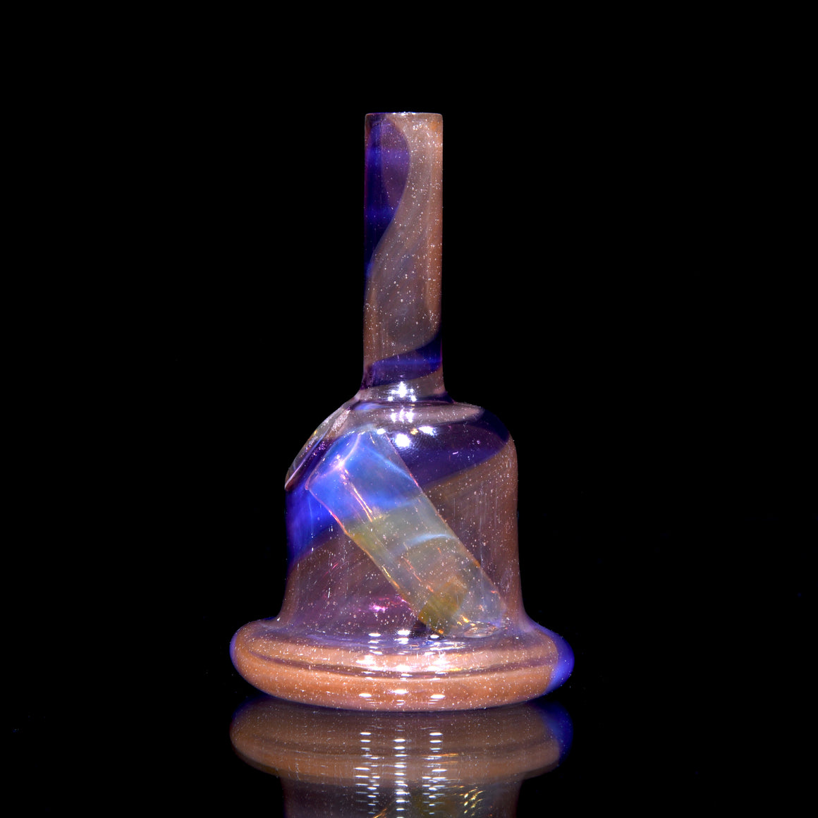 Worked Montage Mini Bell Jammer - Purple Rain/Peach - 10mm Female