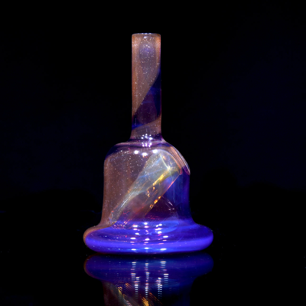 Worked Montage Mini Bell Jammer - Purple Rain/Peach - 10mm Female