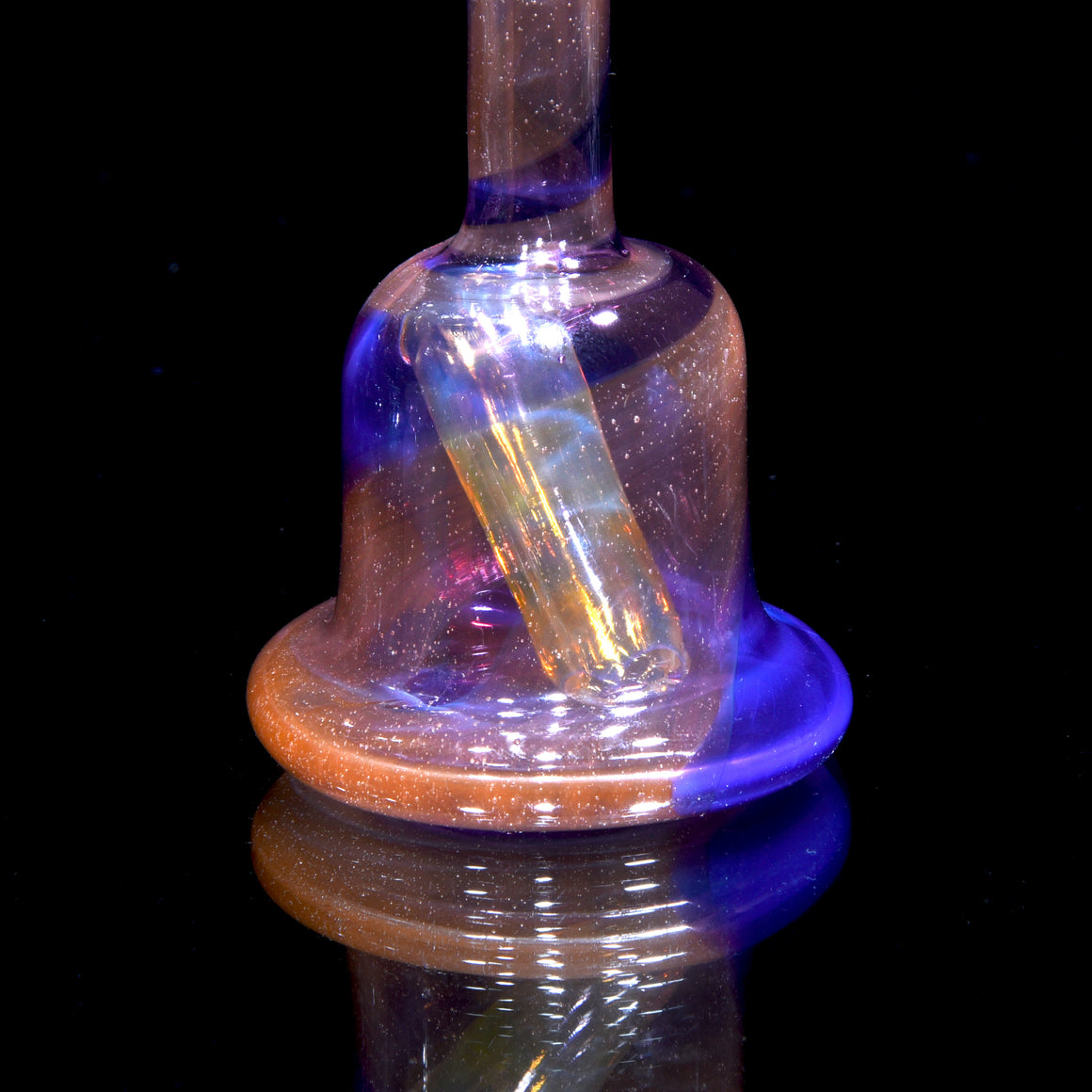 Worked Montage Mini Bell Jammer - Purple Rain/Peach - 10mm Female