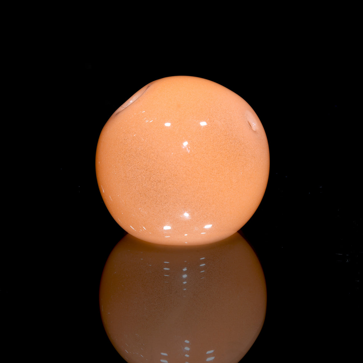 Full-Color Globe - Spherical Dewaar Rig - Glow-in-the-Dark Orange - 10mm Female