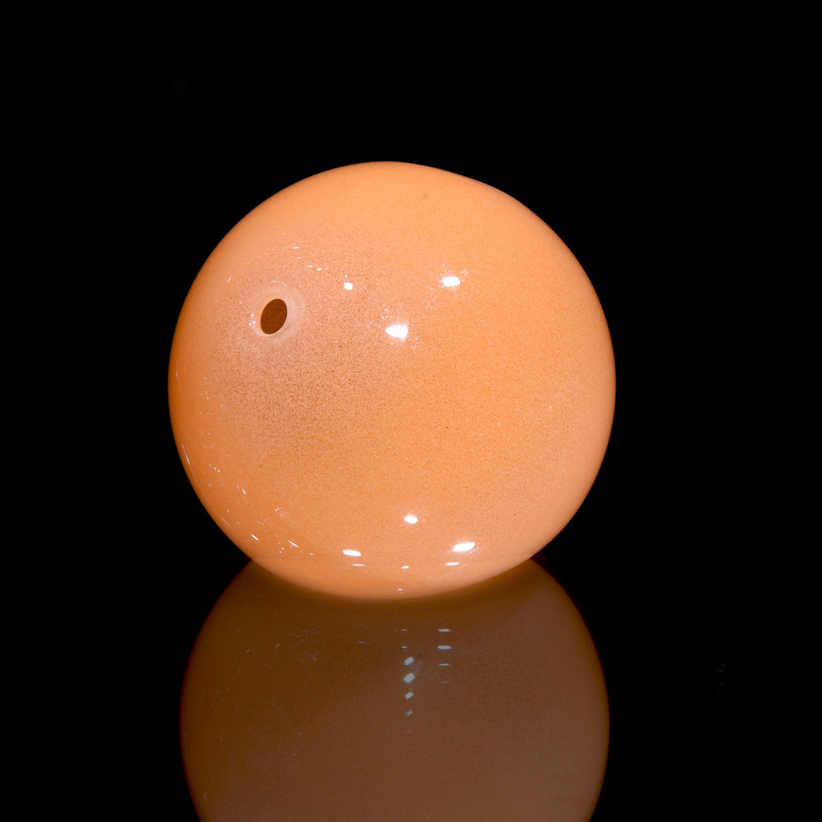 Full-Color Globe - Spherical Dewaar Rig - Glow-in-the-Dark Orange - 10mm Female