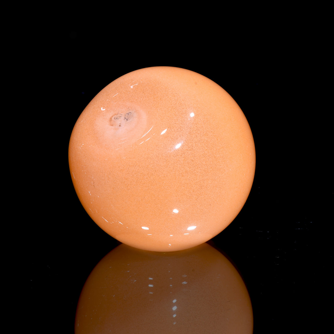 Full-Color Globe - Spherical Dewaar Rig - Glow-in-the-Dark Orange - 10mm Female