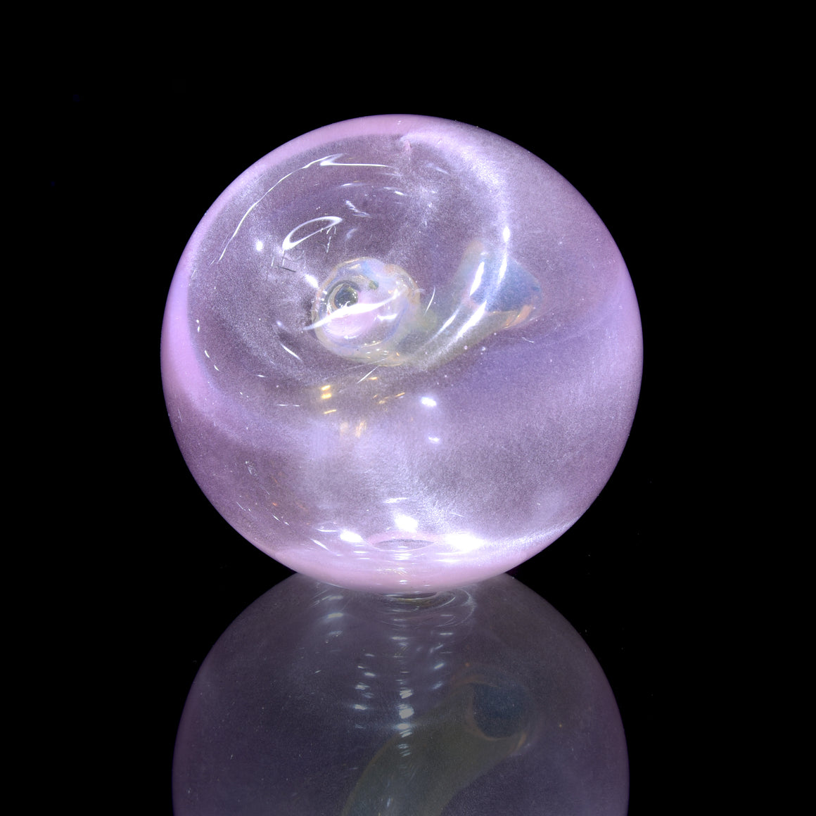 Full-Color Globe - Spherical Dewaar Rig - Pink Satin - 10mm Female