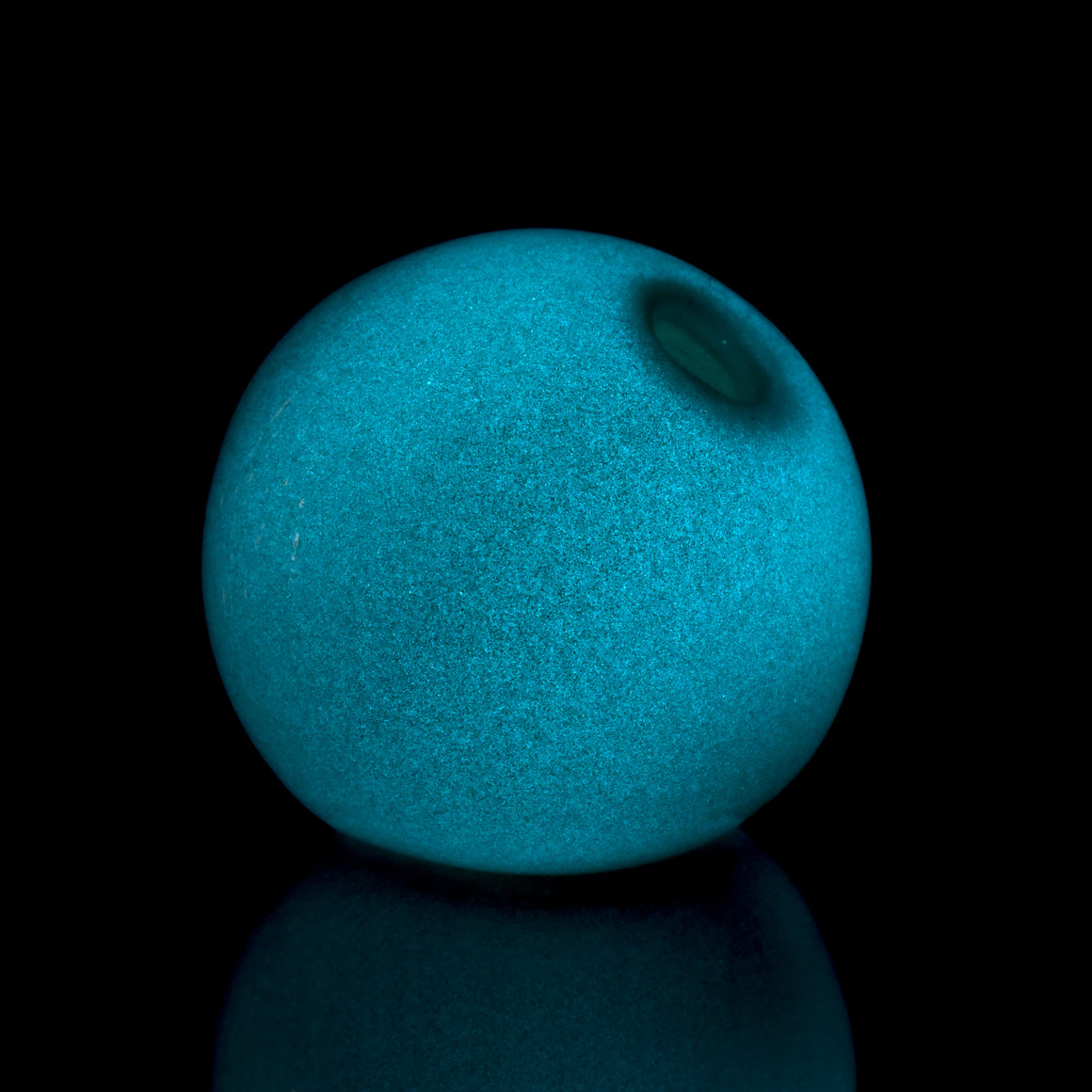 Full-Color Globe - Spherical Dewaar Rig - Glow-in-the-Dark Orange - 10mm Female