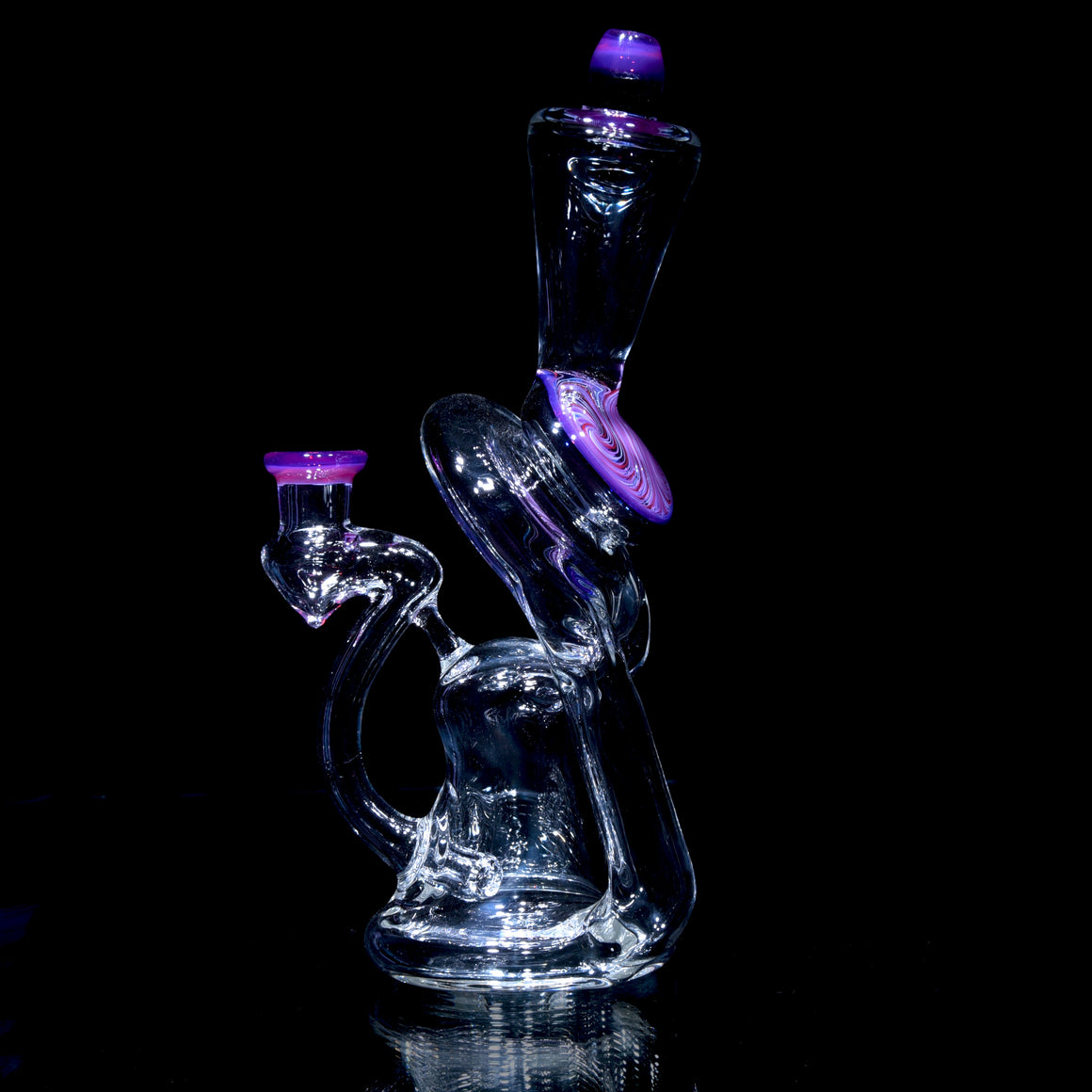 Accented Whirlpool Floating Recycler - Karmaline - 10mm Female