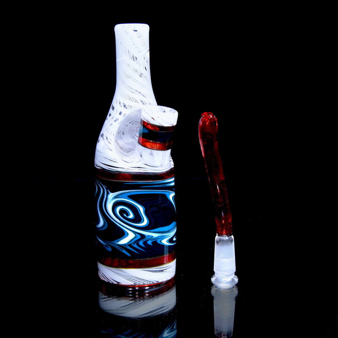 Pahu Bahu Collab Full-size Wigwag Sake Bottle  - 10mm Female
