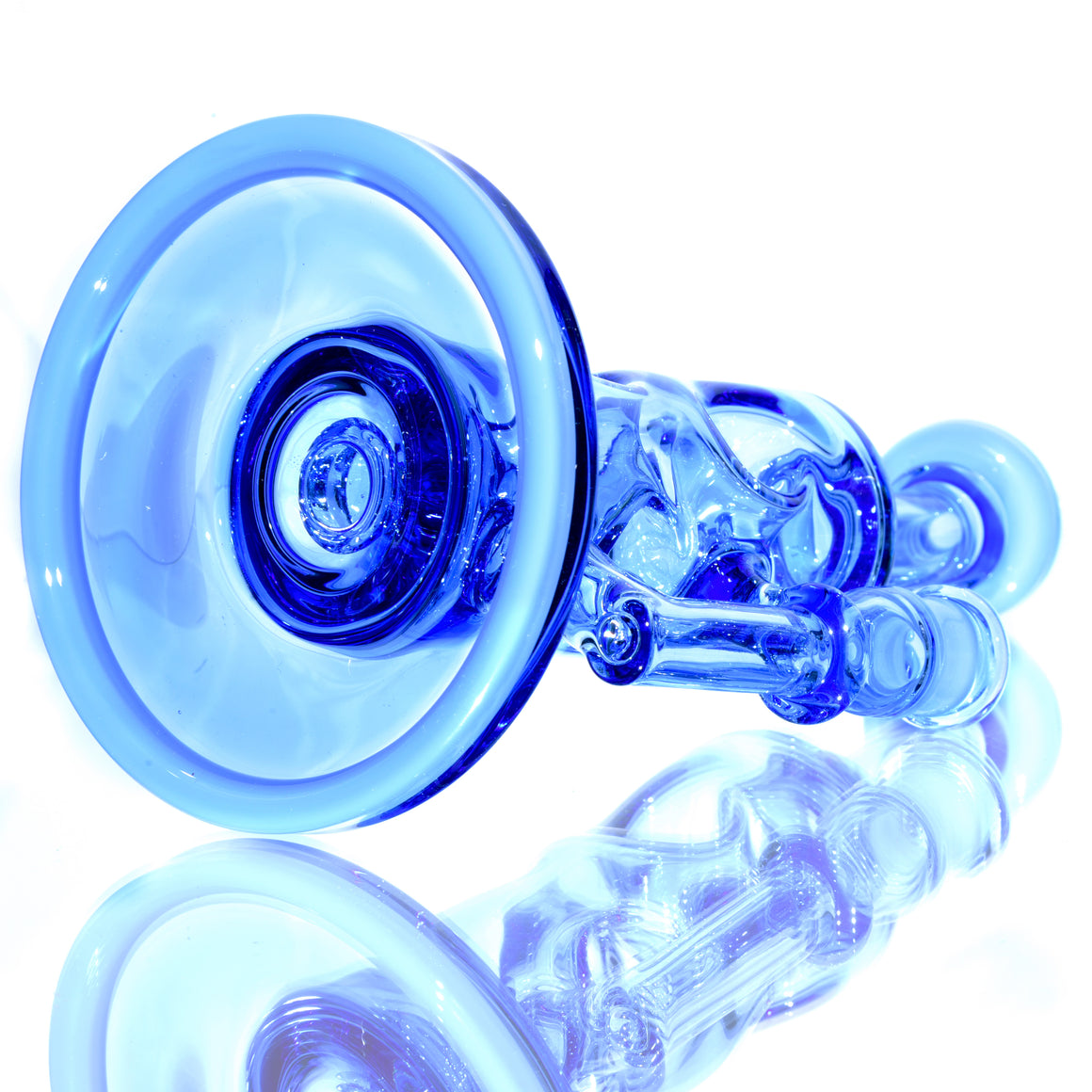 Fully-worked Straight Fab - Cobalt/Baby Blue - 14mm Female