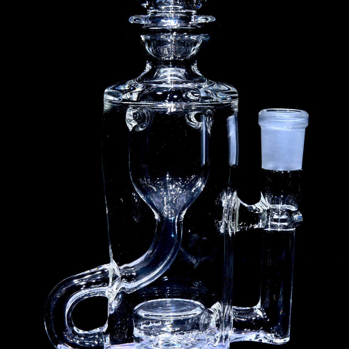 Narrow Can Double-uptake Klein Recycler - Pink Jade - 14mm Female