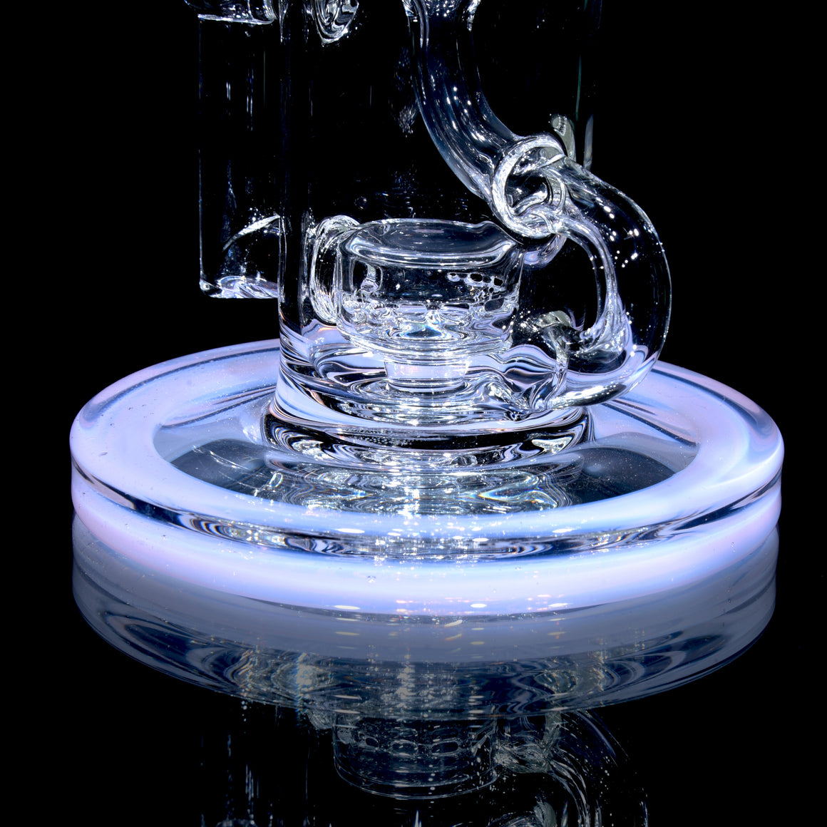 Narrow Can Double-uptake Klein Recycler - Pink Jade - 14mm Female