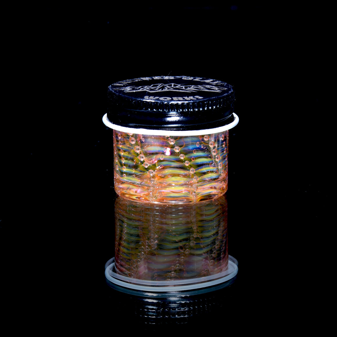 Lidded Airtight Baller Jar -  Wrap & Rake w/ Millie attachment