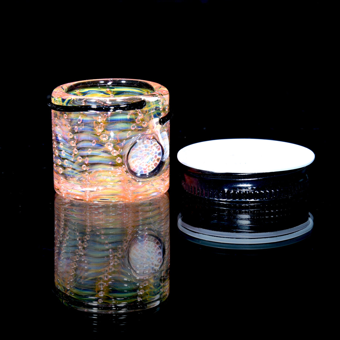 Lidded Airtight Baller Jar -  Wrap & Rake w/ Millie attachment