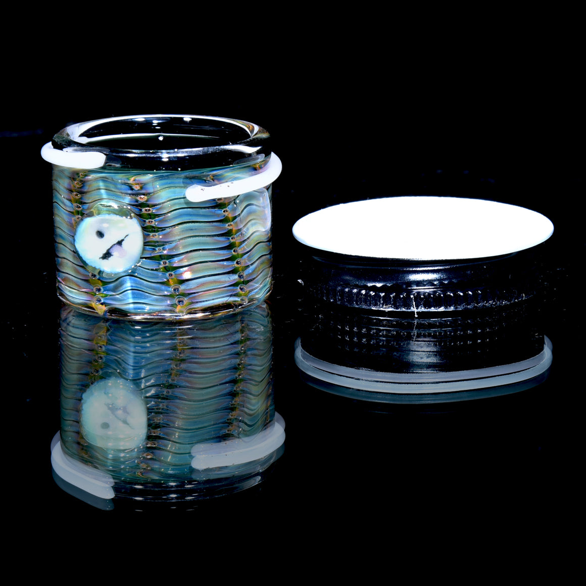 Lidded Airtight Baller Jar -  Wrap & Rake w/ Millie attachment