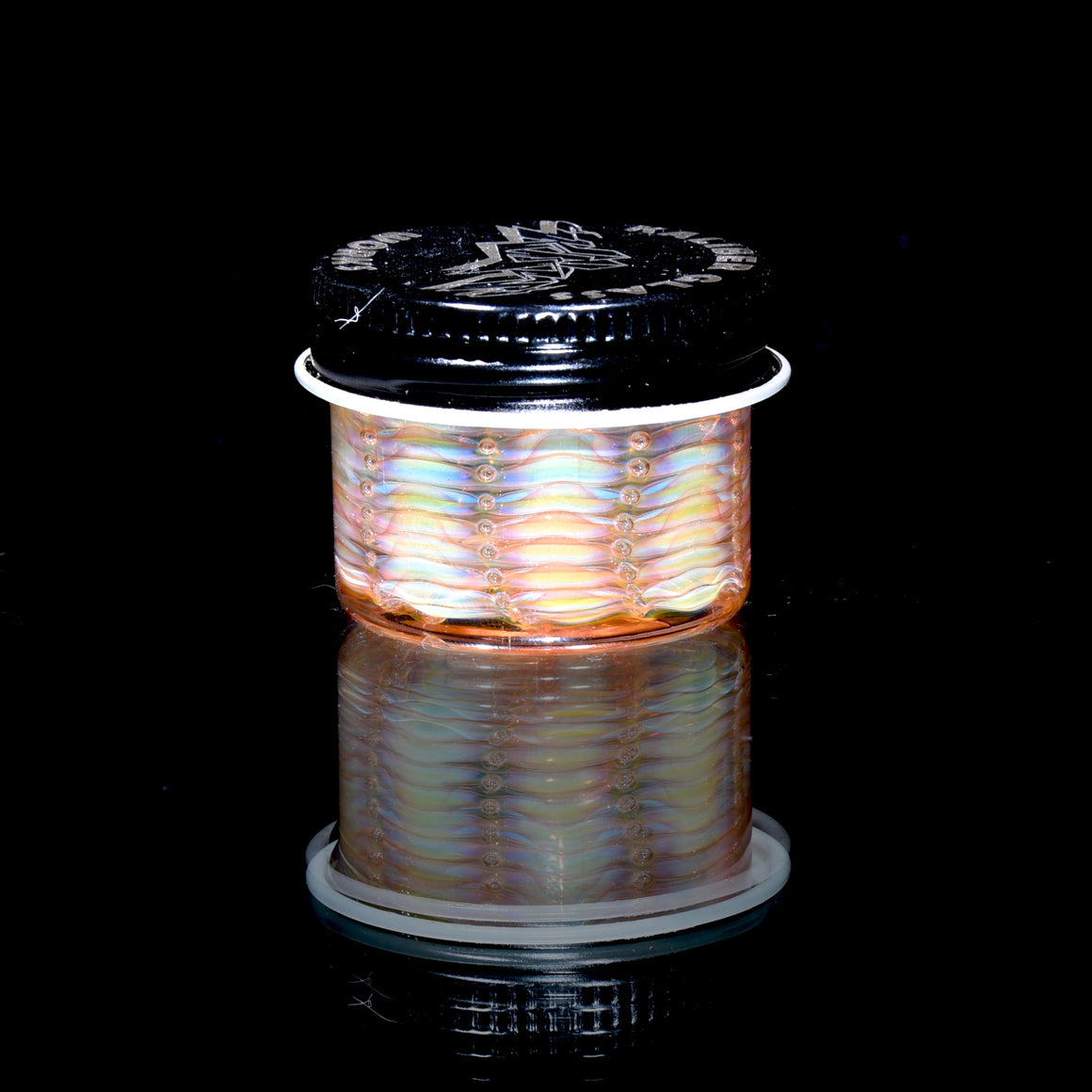 Lidded Airtight Baller Jar -  Wrap & Rake w/ Opal attachment