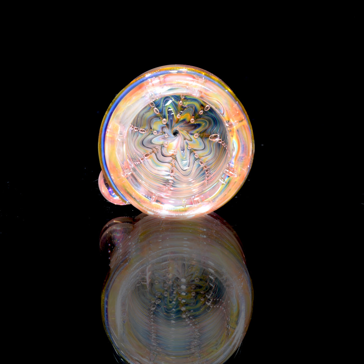 Lidded Airtight Baller Jar -  Wrap & Rake w/ Opal attachment