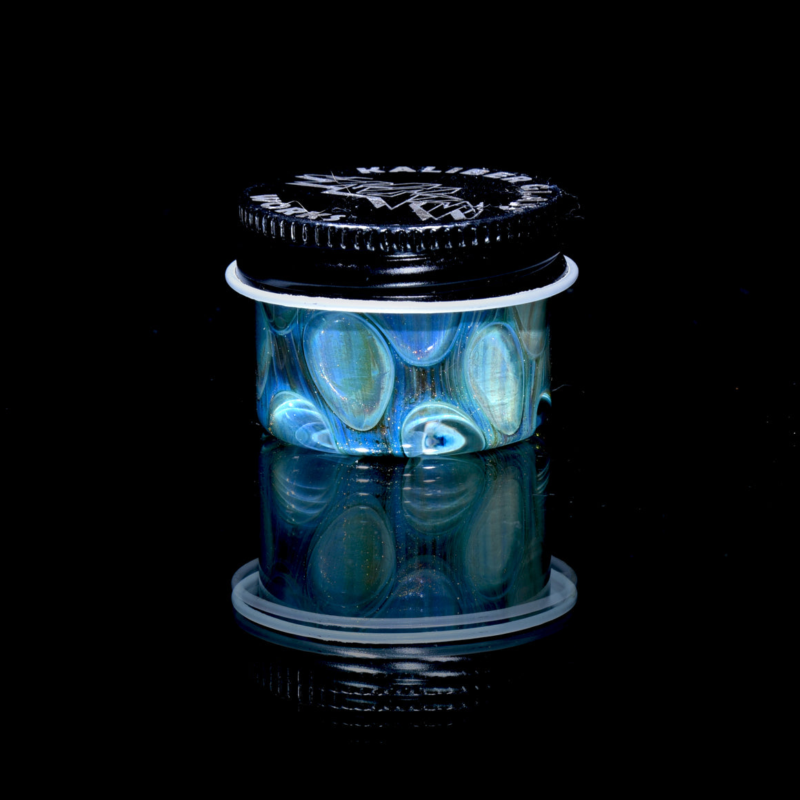 Lidded Airtight Baller Jar -  Honeycomb w/ Millie attachment