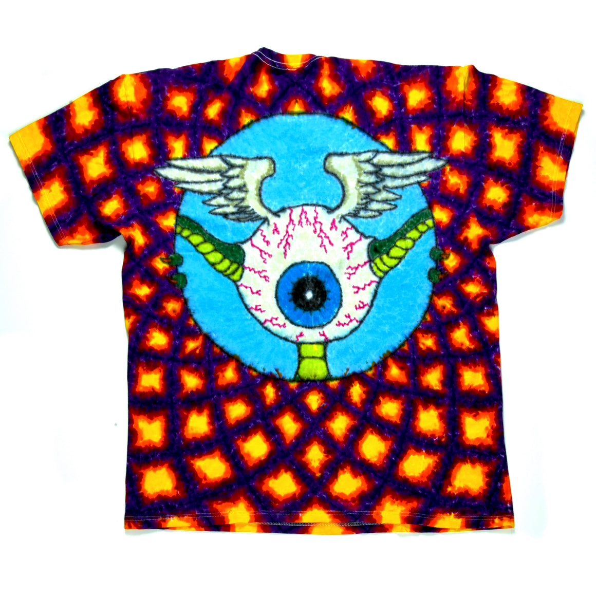 XXL - "Flying Eye Combo" Short-sleeve Tie Dye T-Shirt