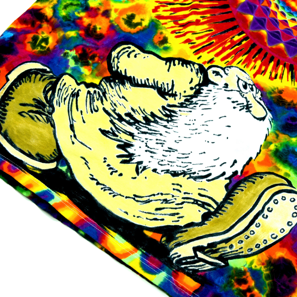 XL - Collab "Mr. Natural" Mandala Combo Short-sleeve Tie Dye T-Shirt