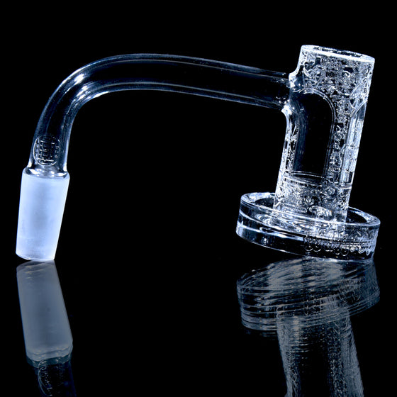 QCB x GZ1 Collab Tessellated Chrysanthemum Auto-spinning Blender - 16mm OD Bucket - 10mm/90°/Male