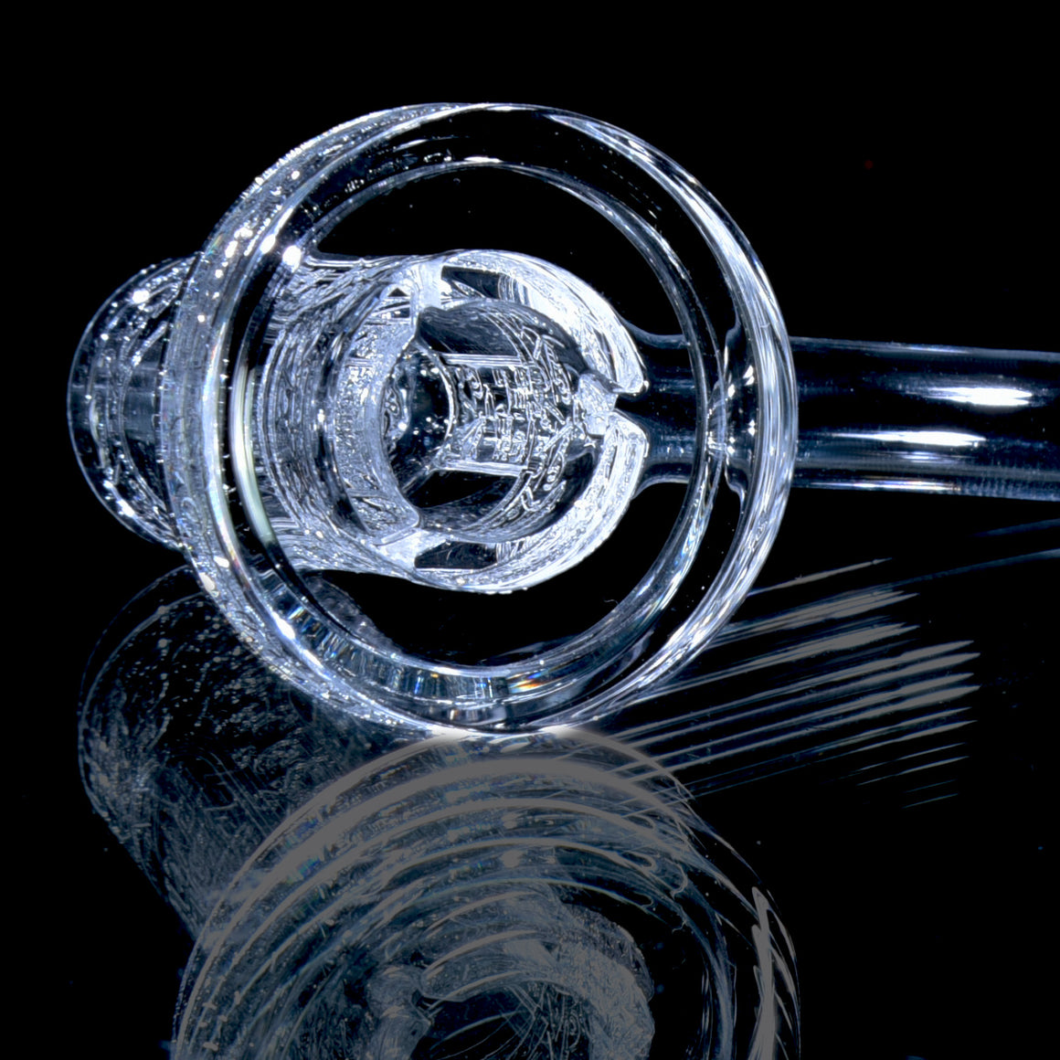 QCB x GZ1 Collab Tessellated Chrysanthemum Auto-spinning Blender - 16mm OD Bucket - 10mm/90°/Male