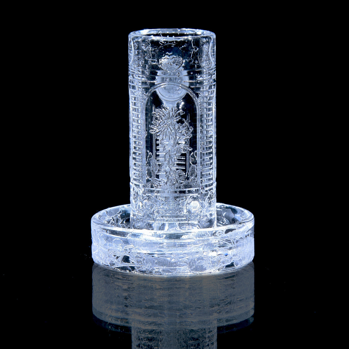 Tessellated Chrysanthemum Auto-spinning Blender - 16mm OD Bucket - 10mm/45°/Male