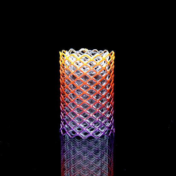 Mamba Guardz - Custom Nozzle Heat Shield for Blazer Big Shot & Vector Nitro - White/Sunset Fade