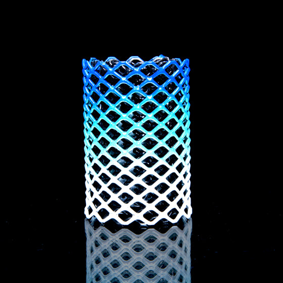 Mamba Guardz - Custom Nozzle Heat Shield for Blazer Big Shot & Vector Nitro - White/Sky Blue/Blue