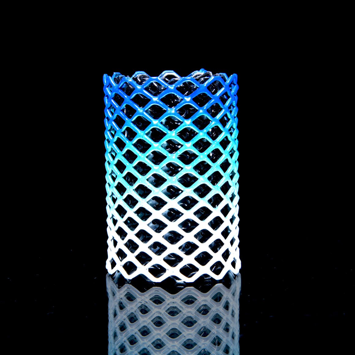 Mamba Guardz - Custom Nozzle Heat Shield for Blazer Big Shot & Vector Nitro - White/Sky Blue/Blue