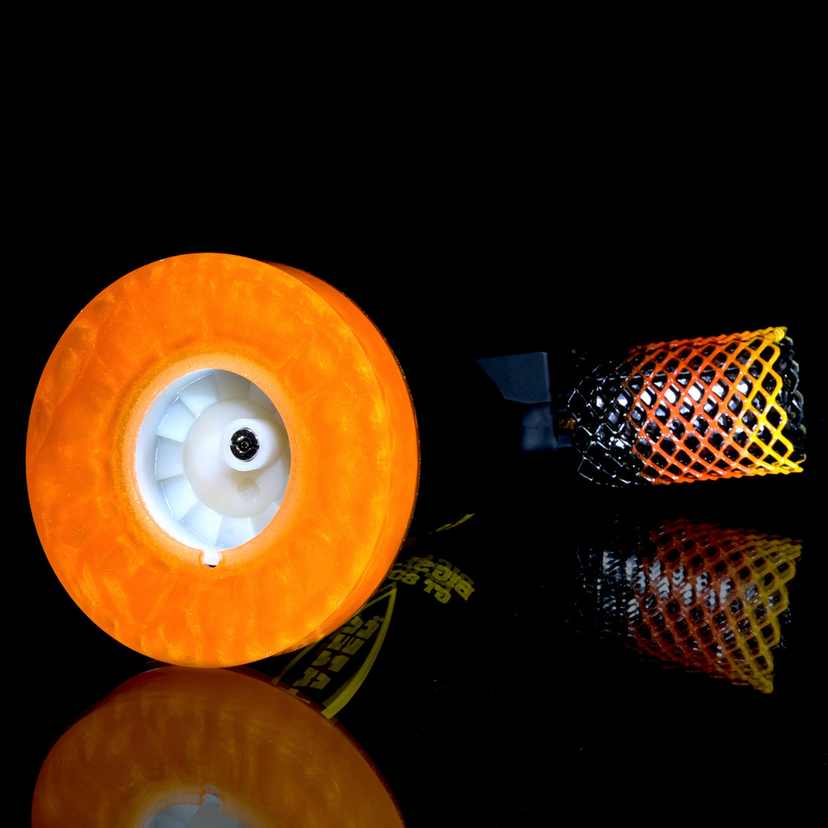Limited Edition Big Shot GT8000 Butane Torch & Matching Mamba Guard/Base Set - Orange/Yellow