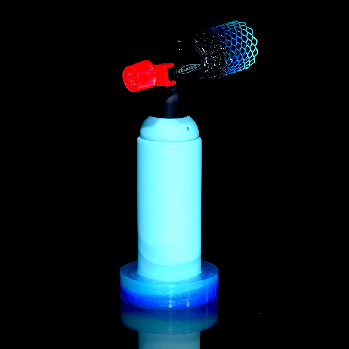 Limited Edition Big Shot GT8000 Butane Torch & Matching Mamba Guard/Base Set - Sky Blue/Royal Blue