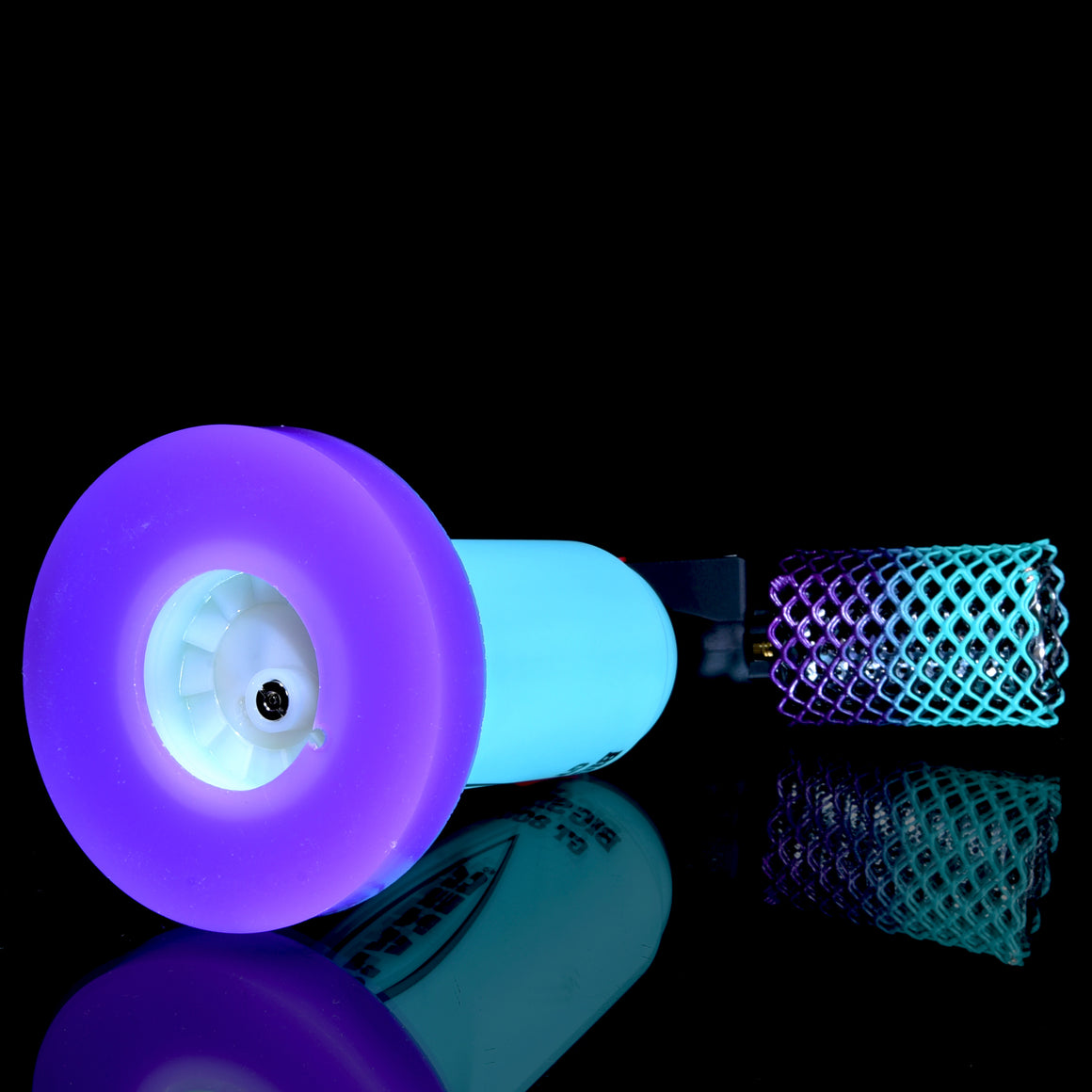 Limited Edition Big Shot GT8000 Butane Torch & Matching Mamba Guard/Base Set - Sky Blue/Purple