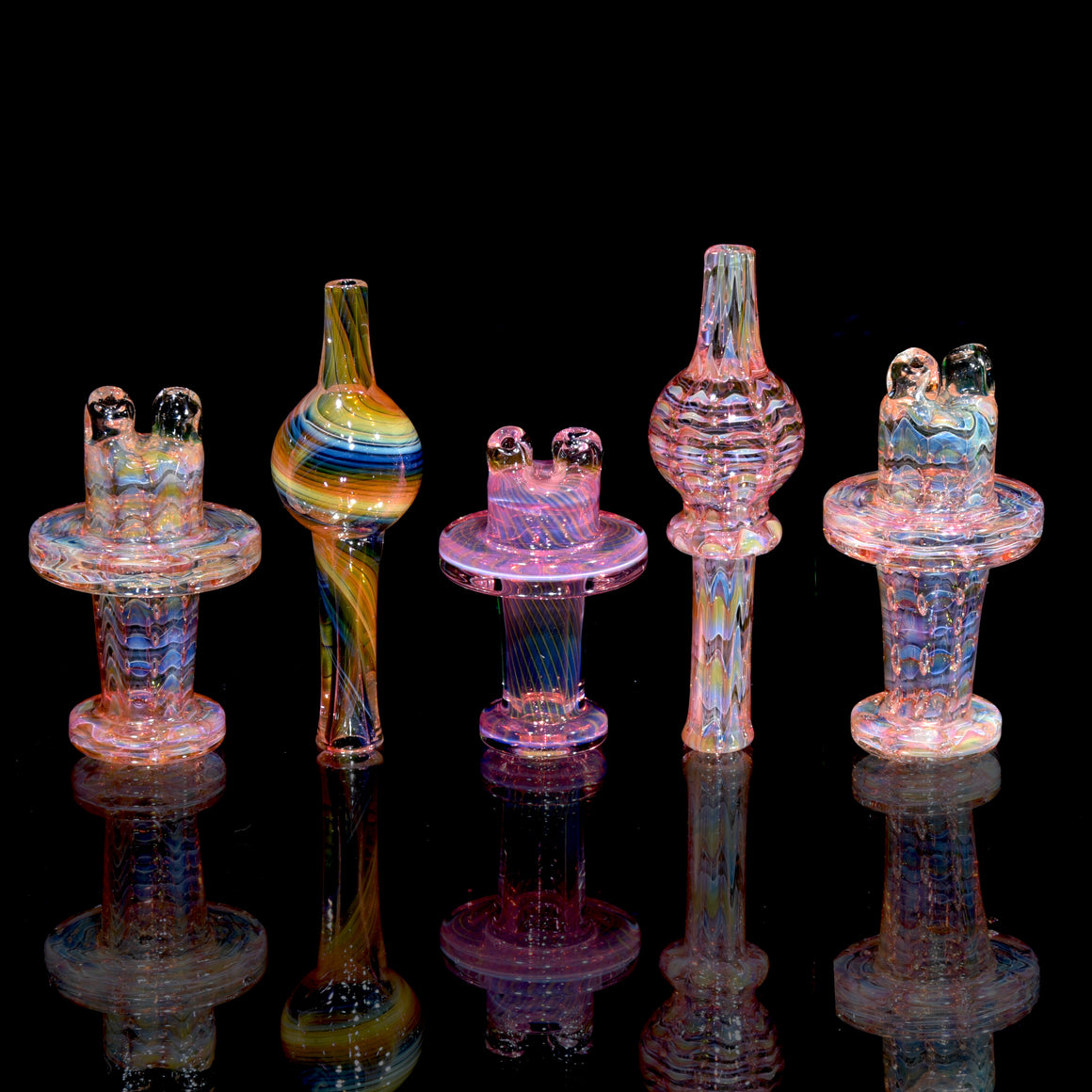 Fully-fumed Dual-hole Spinner Cap