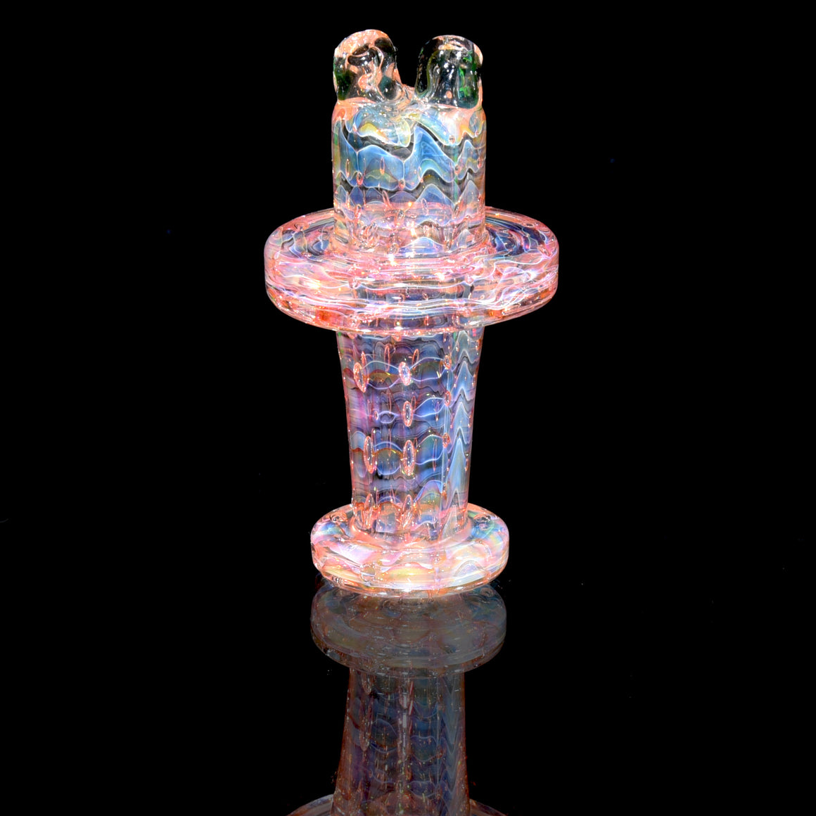 Fully-fumed Dual-hole Spinner Cap