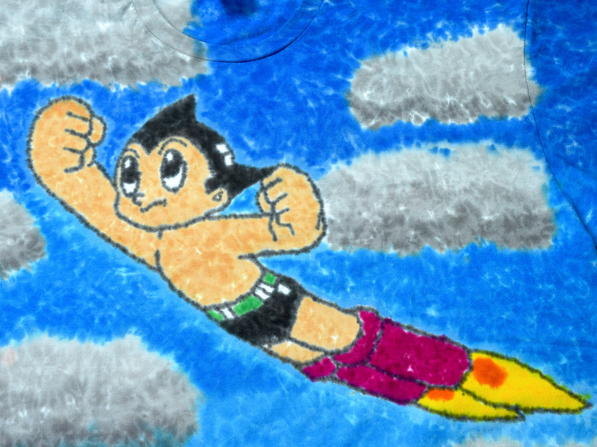 XL - Short-sleeve Tie Dye T-Shirt - "Astro Boy"