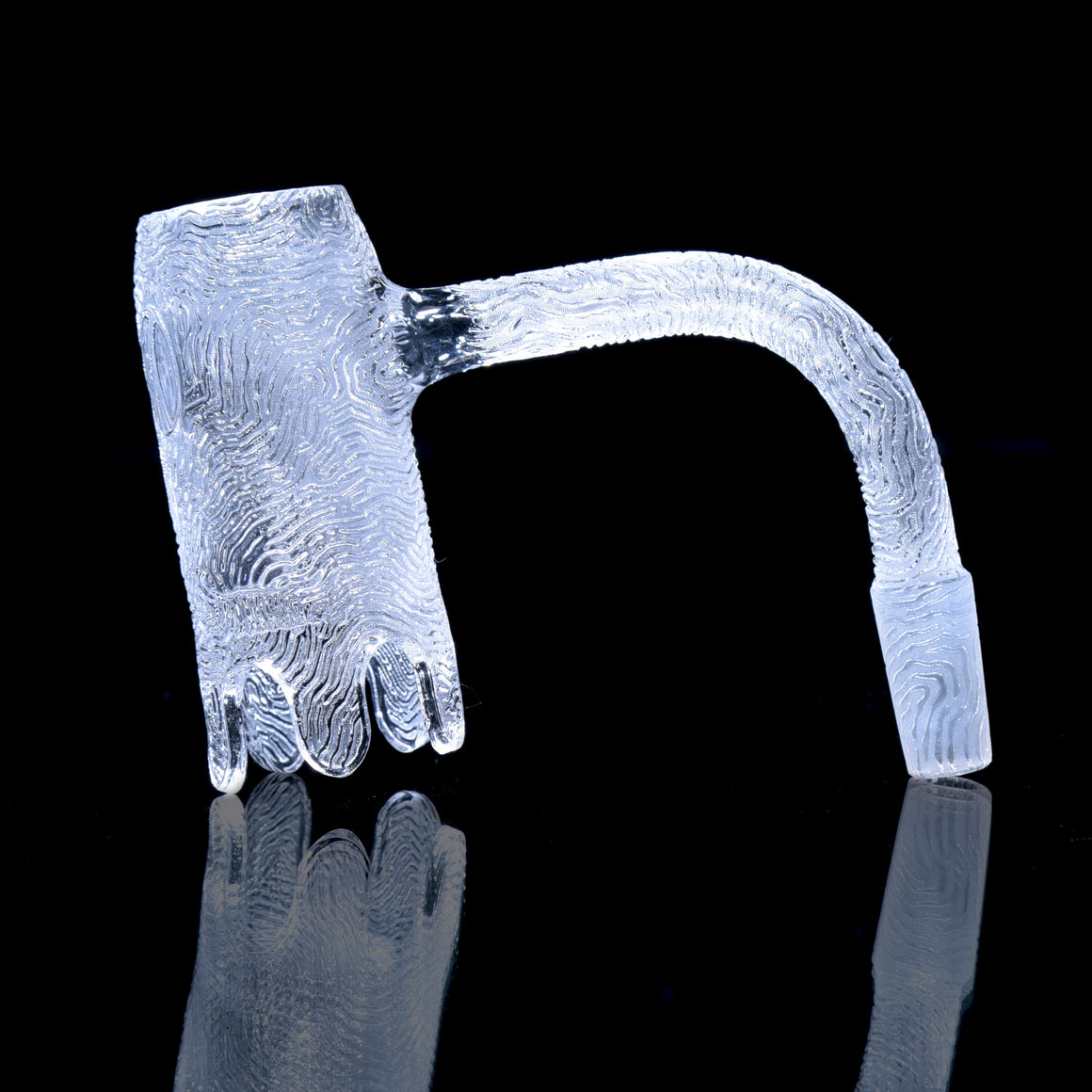 Sculpted Trippy Banger - Pac-Man Ghost - 10mm Male 90° Joint