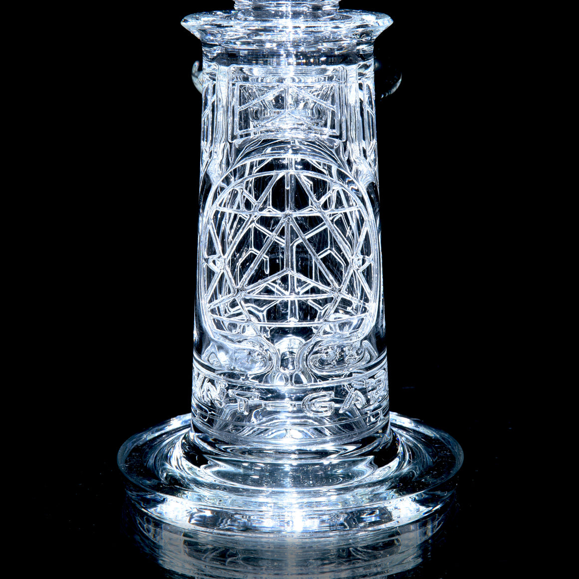 F1 Full-size Sacred Geometry Double-Wall Channel Recycler #3 - 14mm Female