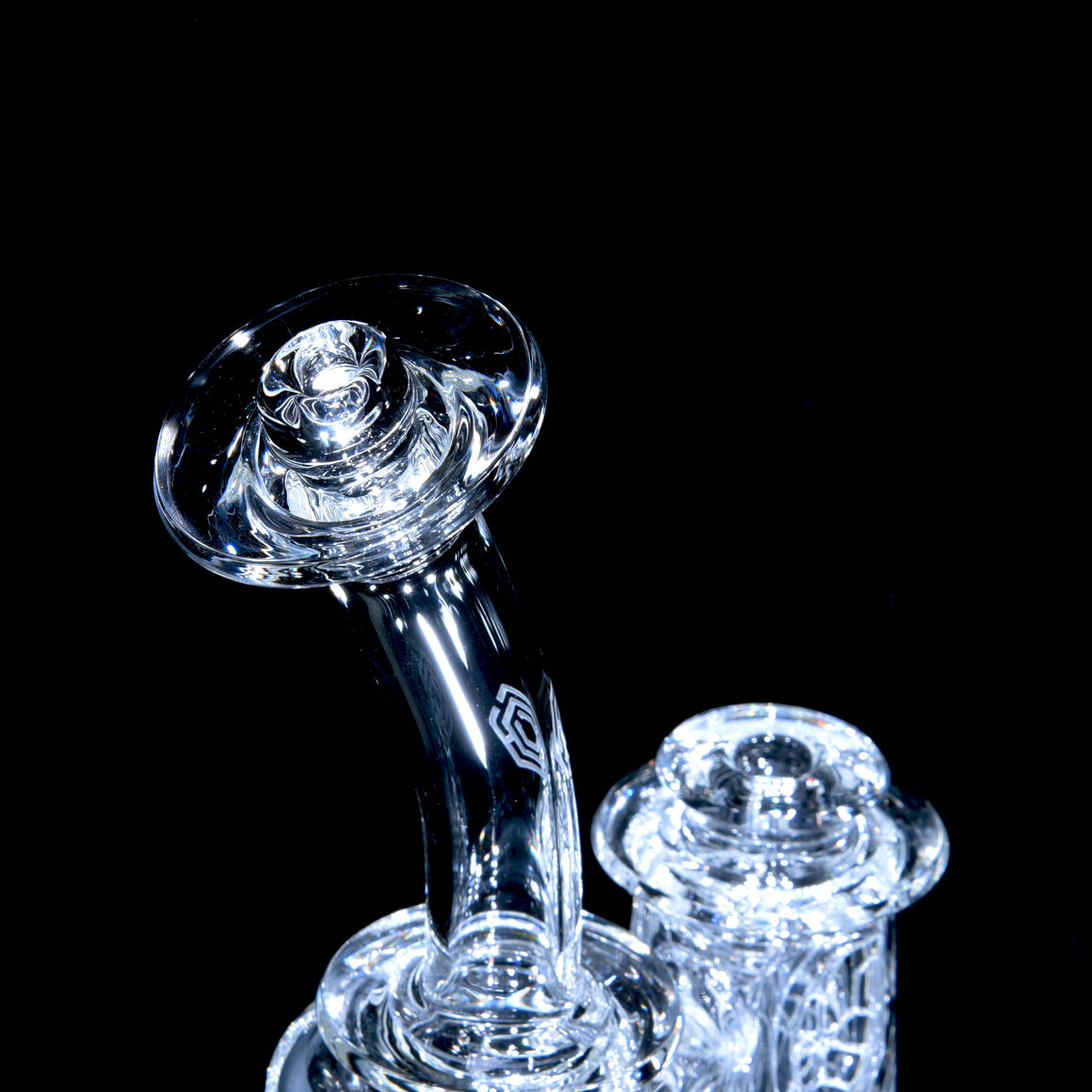 F2 Mini Sacred Geometry Double-Wall Channel Recycler #2 - 10mm Female