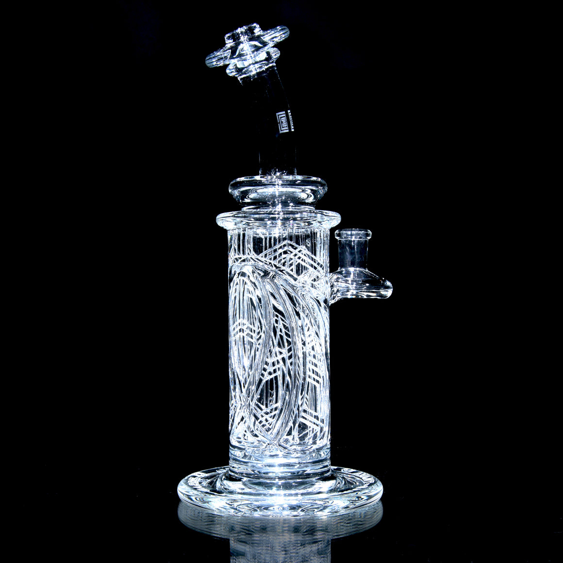 Elementum Columnar - Classic Sacred Geometry Double-Wall Channel Perc Rig - 14mm Female