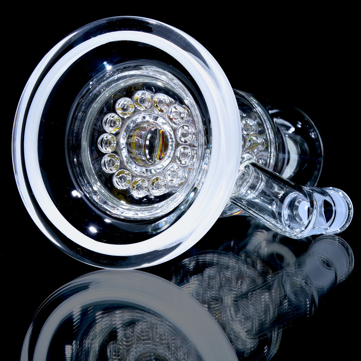 Double-worked Rasta 13/13 Double Micro - White Lip Wraps - 14mm Female